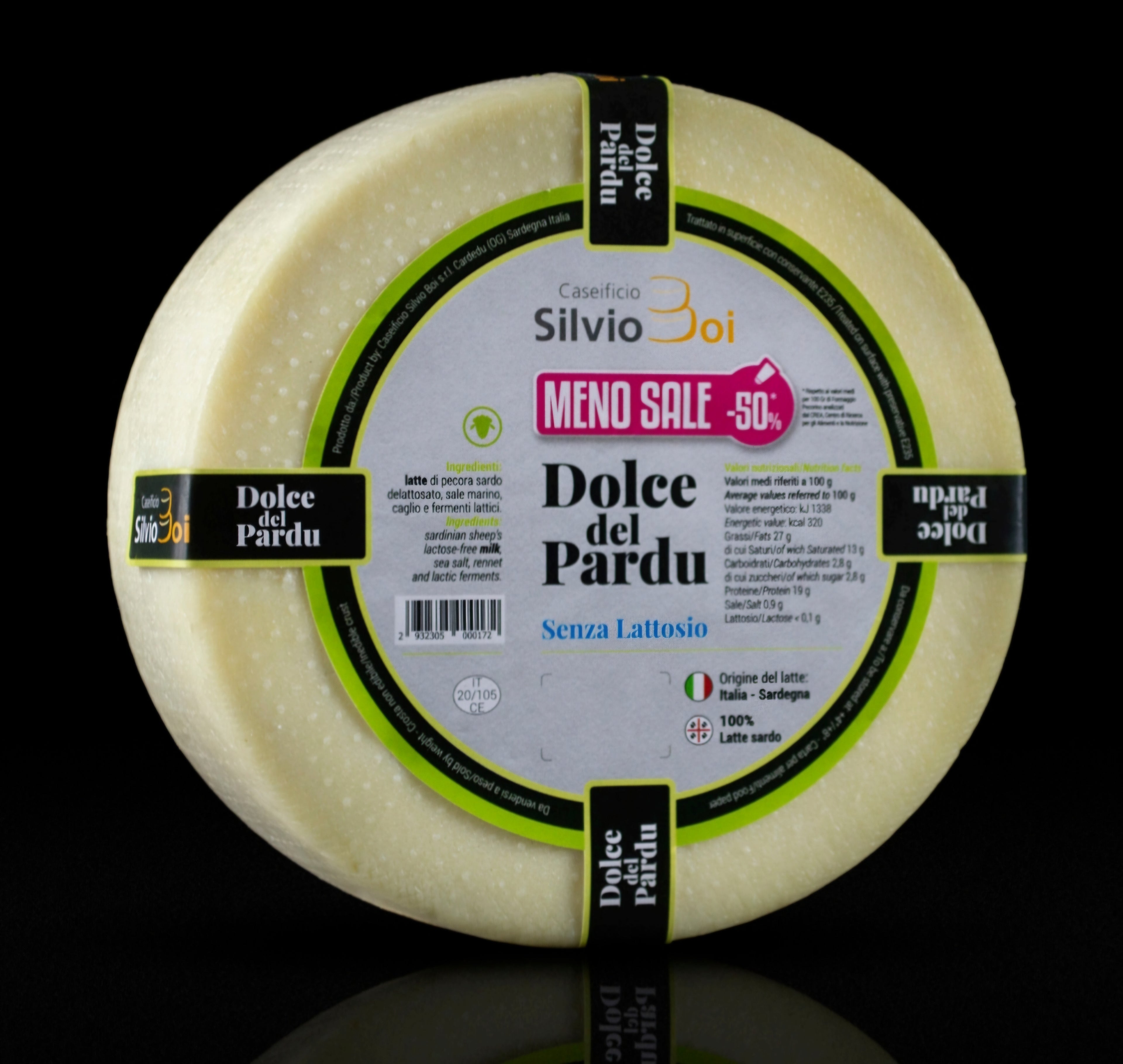 Pecorino se sníženým obsahem soli a bez laktózy